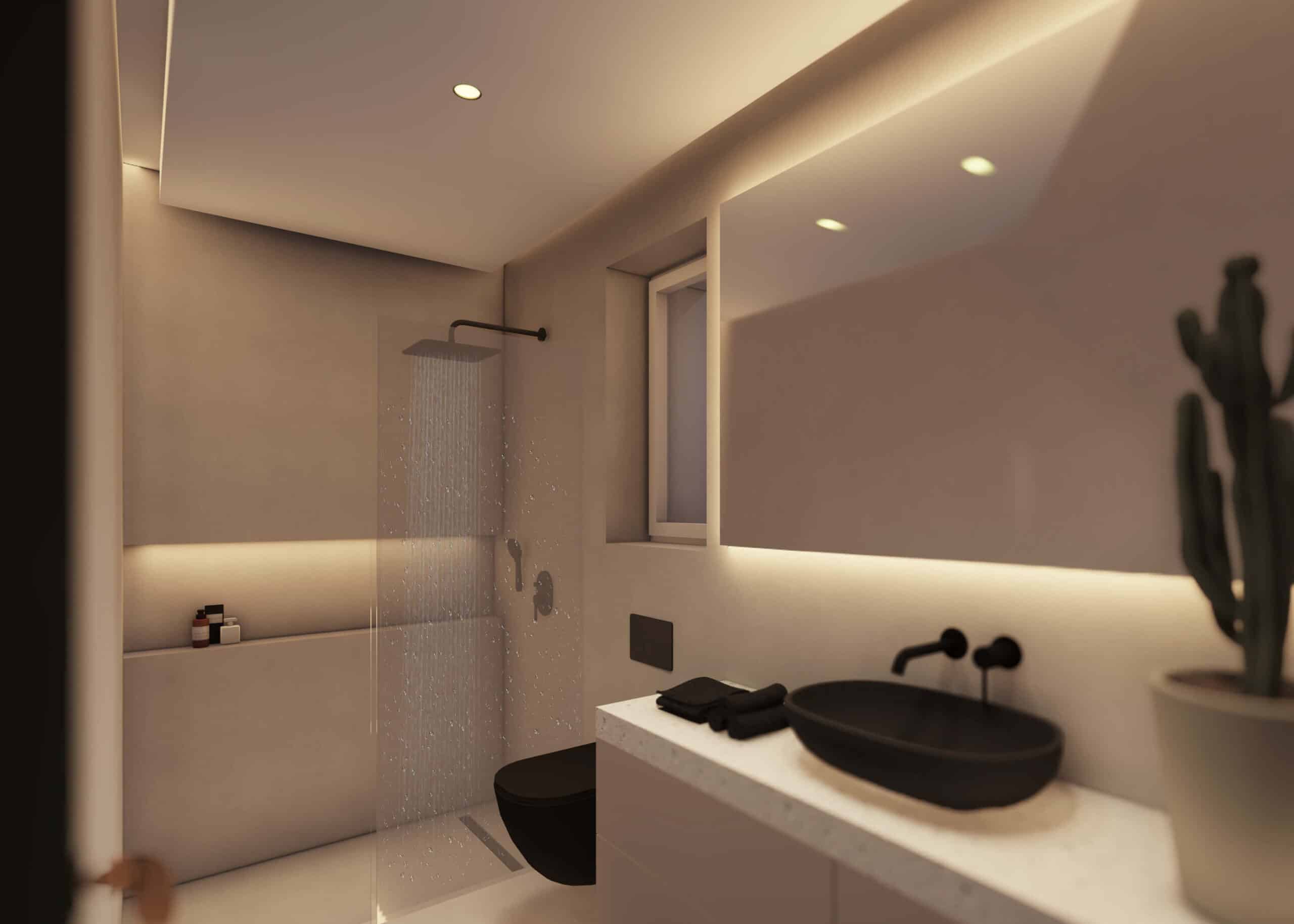 חדר מקלחת פרויקט Miltiadou אתונה