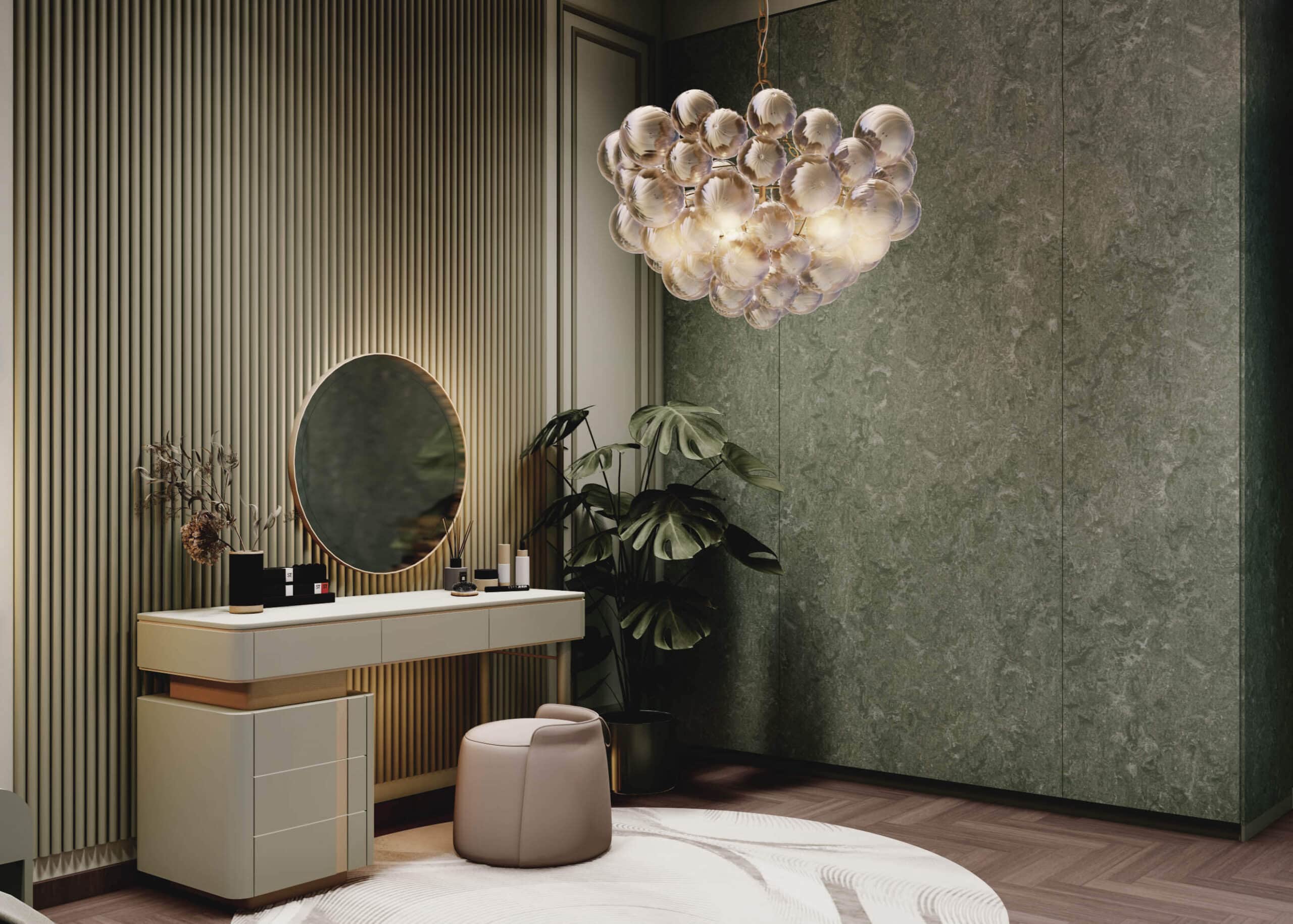 עיצוב חדר שינה פרויקט Miltiadou אתונה