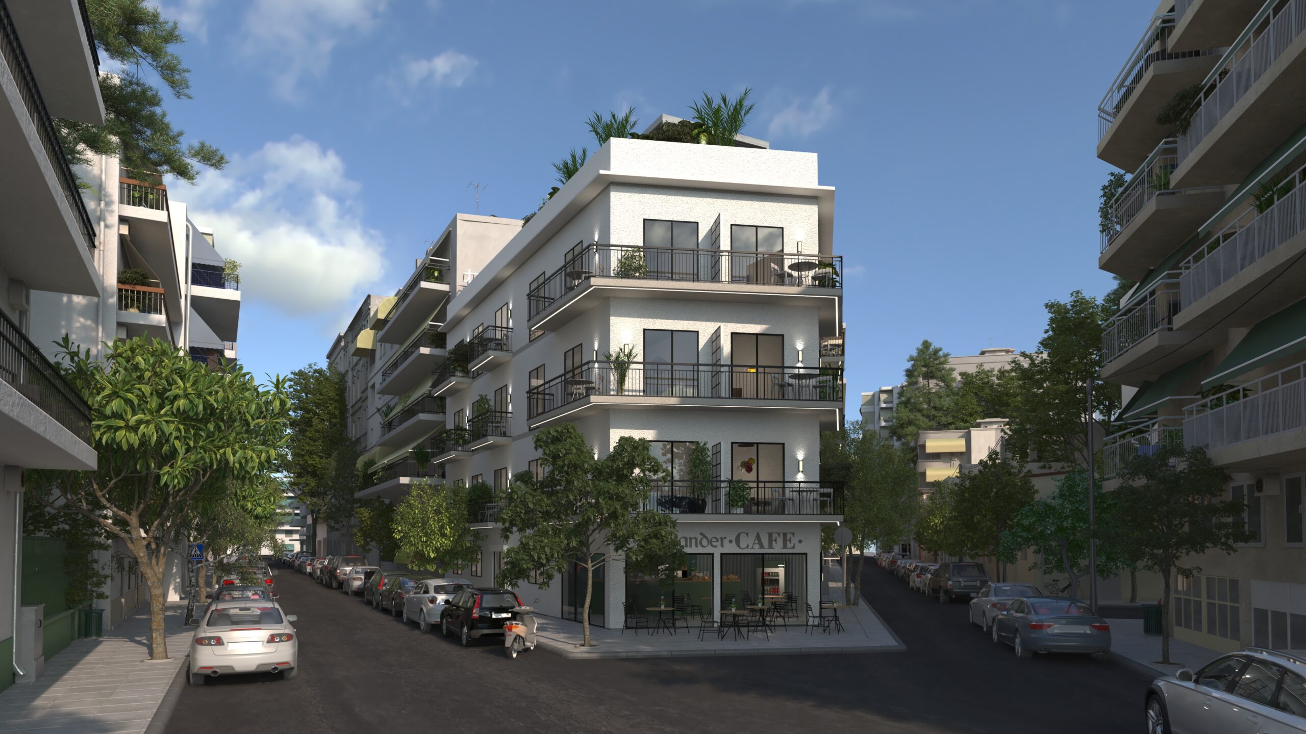 פרויקט Dodonis הדמיית חוץ של המבנה