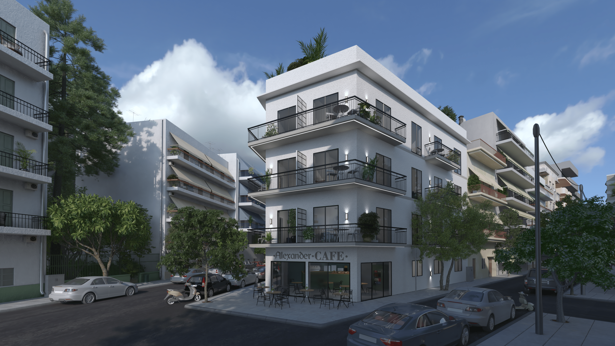 פרויקט Dodonis הדמיית חוץ של המבנה