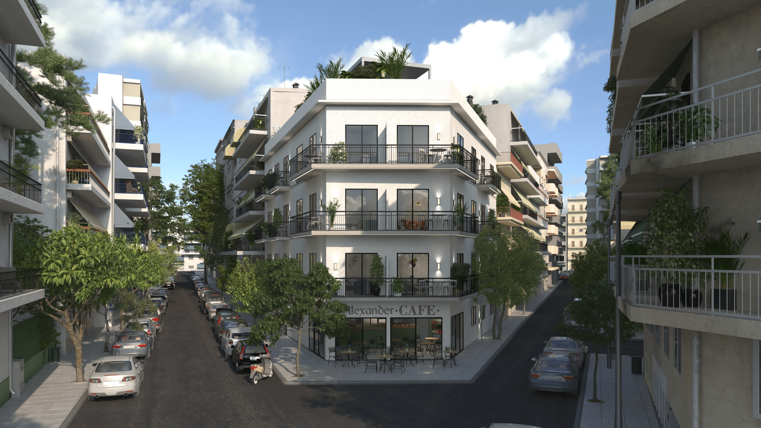 פרויקט Dodonis הדמיית חוץ של המבנה