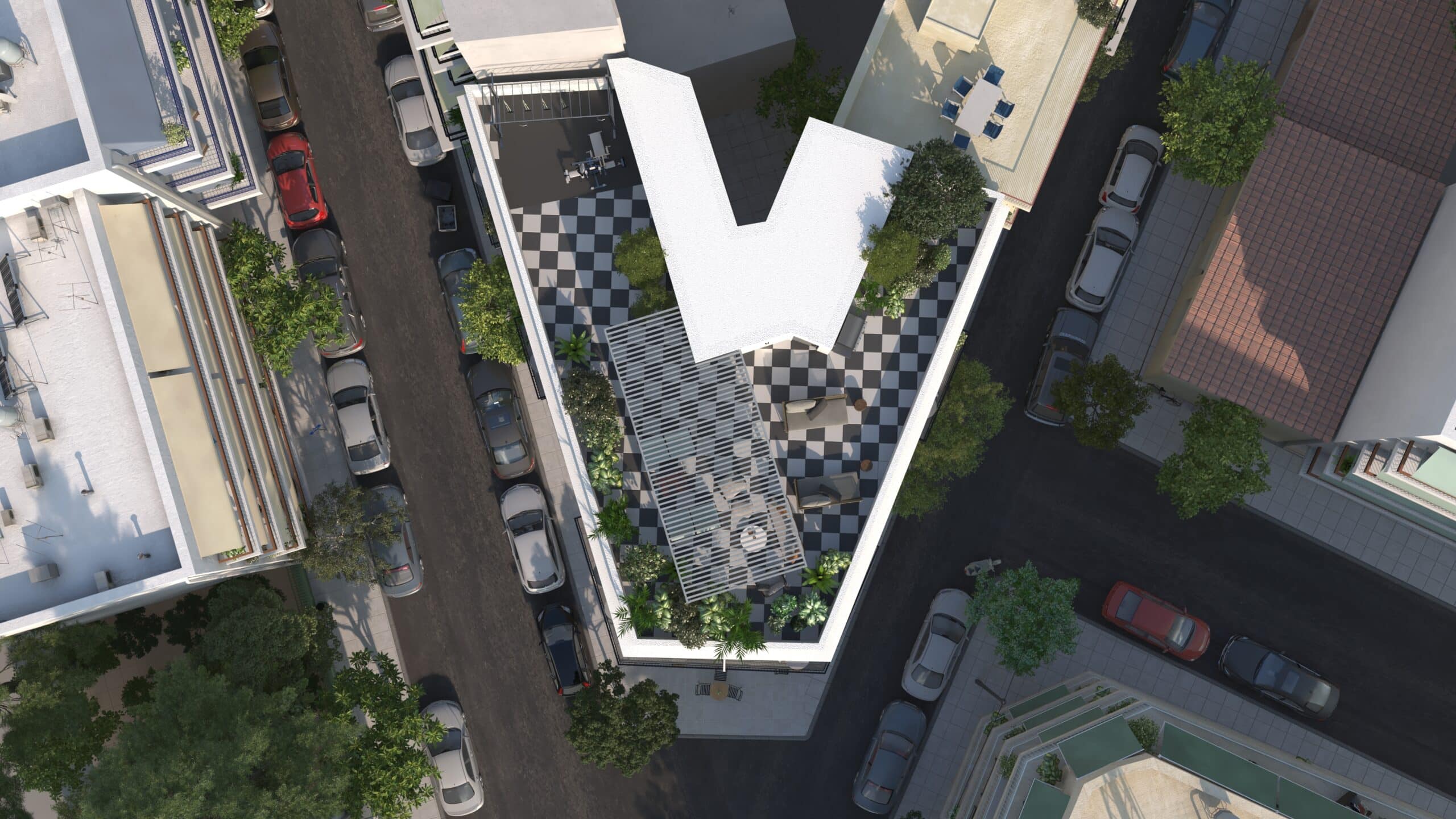 פרויקט Dodonis הדמיית חוץ של המבנה