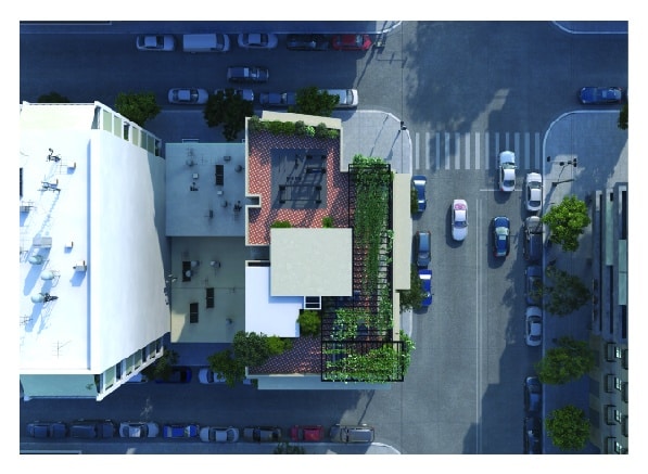 פרויקט Acharnon הדמיית חוץ של המבנה