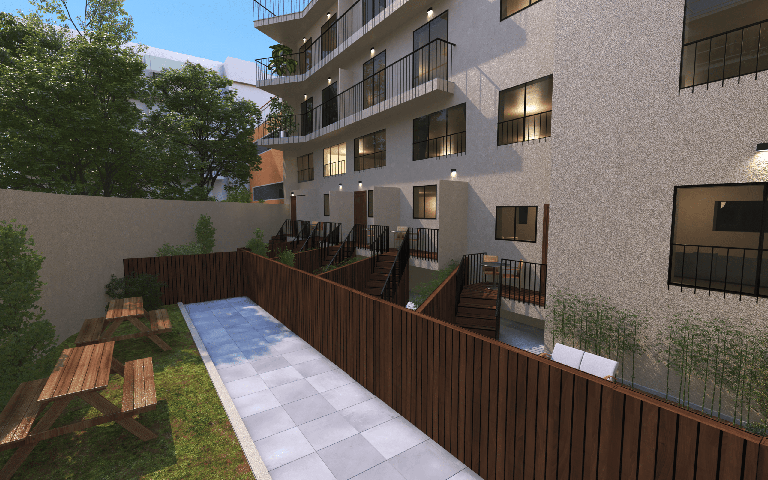 פרויקט Kalavriton בשכונת אגיה ורברה הדמיית חוץ