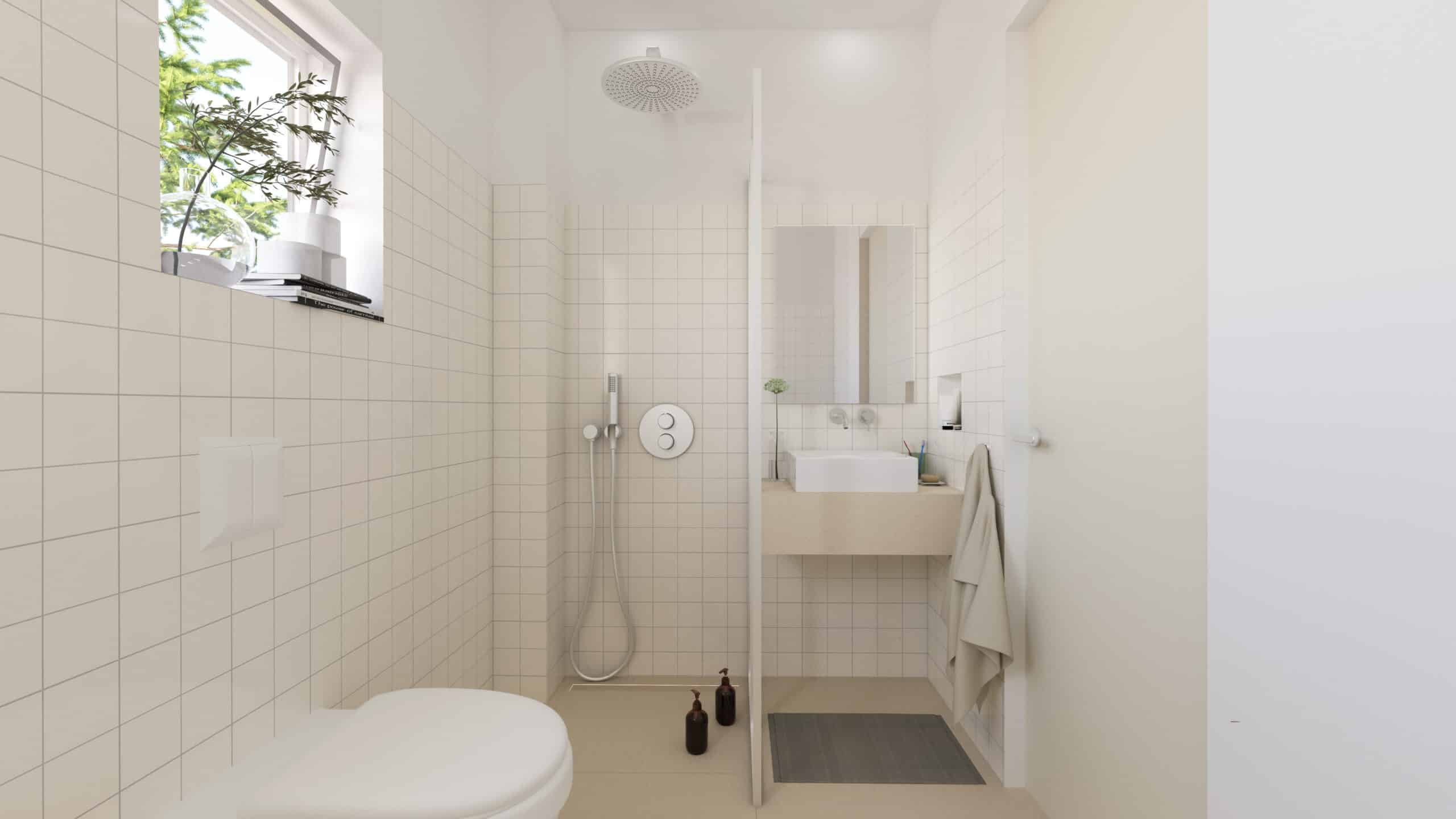 פרויקט אמפליאניס הדמייה של חדר השירותים